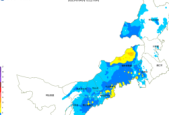 寒潮影响趋于结束雨雪减弱降温范围收缩