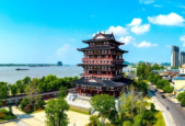 江西彭泽狄公楼春节假期游客如织文旅市场持续升温
