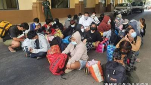 名中国籍偷渡人员从泰国遣返回国  第1张