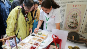 地坛中医药健康文化节开幕市民扎堆义诊展台咨询  第1张
